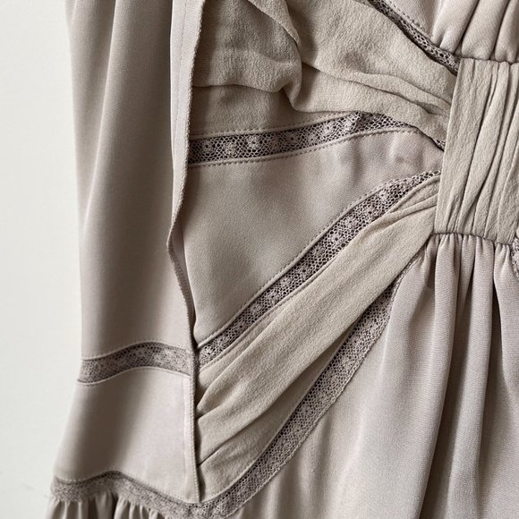 BCBG RUNWAY Champagne Strapless Dress - Picture 3 of 10